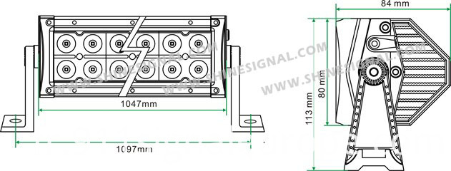 41.5 Inches LED Light Bar (DB3-80 240W)